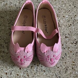 Pink Glitter Kids Shoes